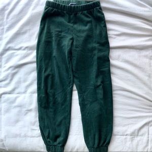 Brandy Melville Rosa Sweatpants - Dark Green